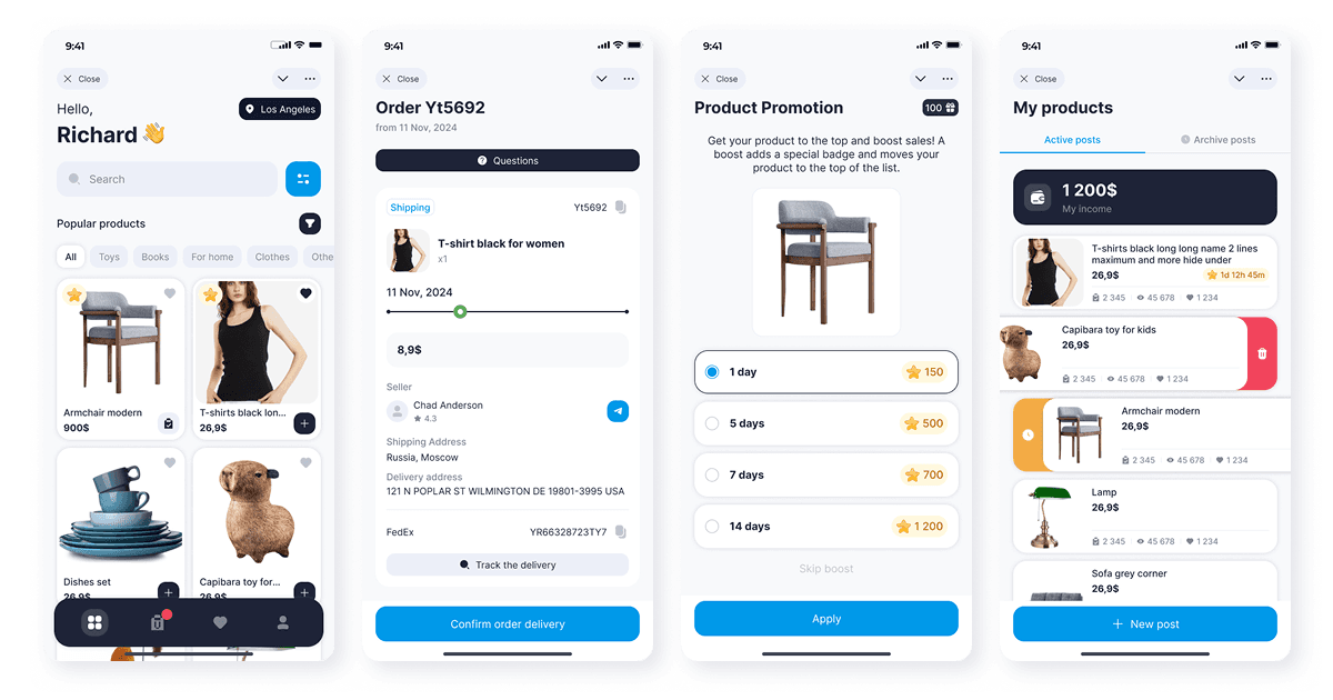 Telegram Mini App Marketplace with Escrow