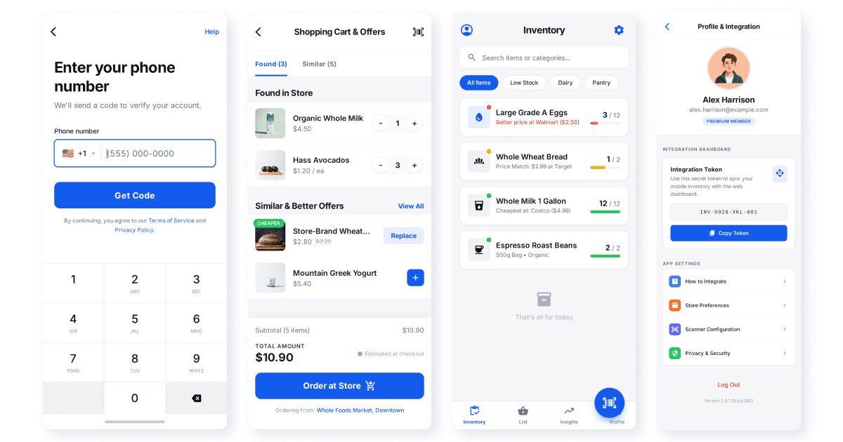 Smart Inventory Management and Online Shopping Automation System