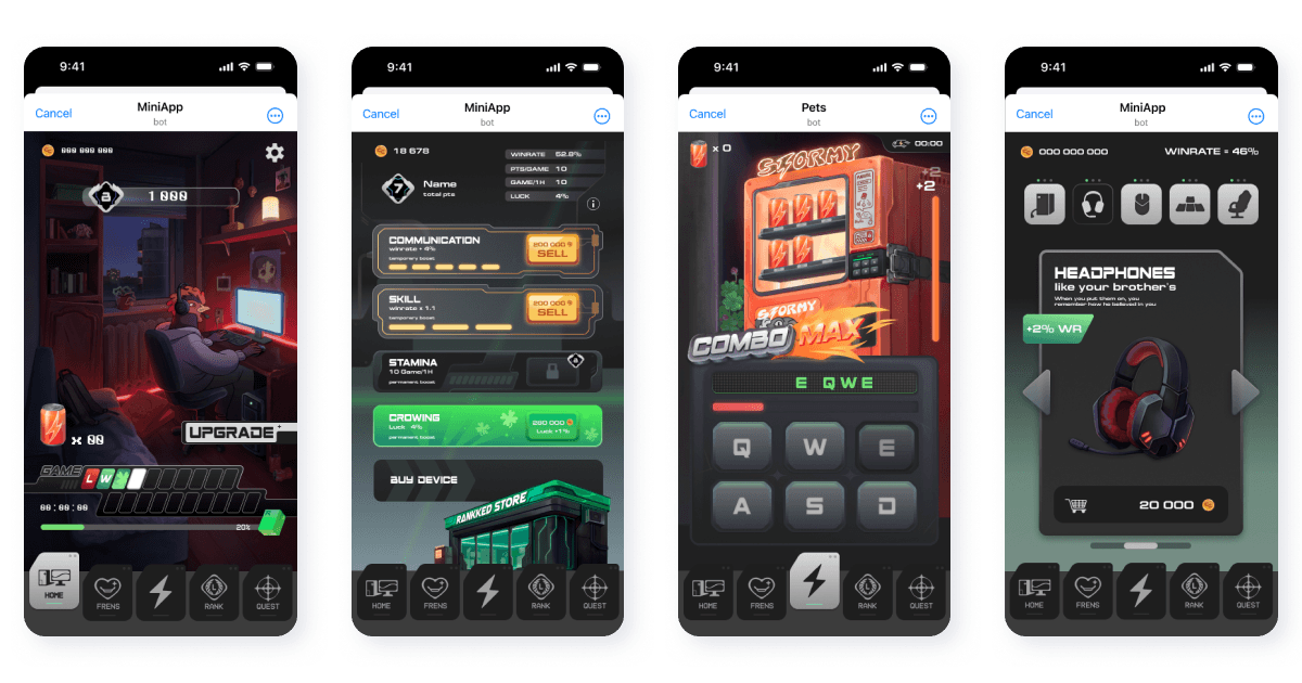 Gamified Telegram Mini App for a Web3 Project